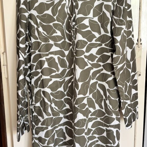 Camel Active summer dress, white and green, size S
