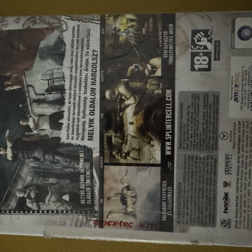 Splinter Cell Double Agent Hungary Version PC Game like new