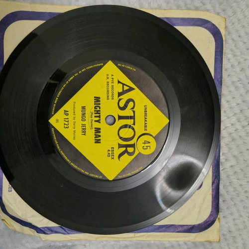Mungo Jerry In The Summertime single used, rare Australian Astor edition