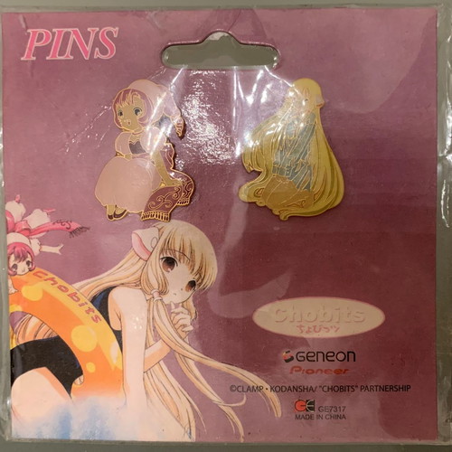 Chobits 'Chi' and 'Sumomo' collectible pins new