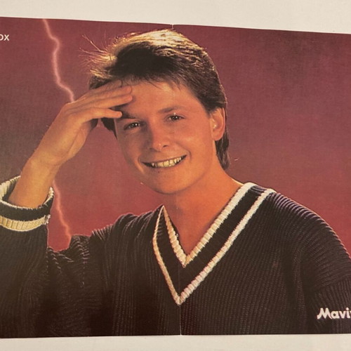 Michael J Fox - Thompson Twins Poster from Manina magazine In good condition Price 4 Euros