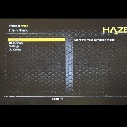 Haze PlayStation 3 (PS3) like new, first-person shooter