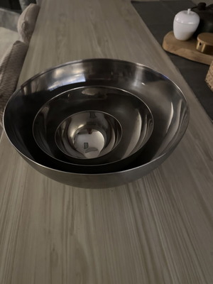 Μπωλ ανοξείδωτα Ikea σετ 3 σαν καινούργια