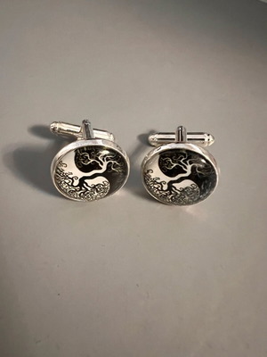 Metal cufflinks new