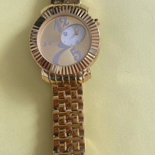 Loisir watch like new, gold with bracelet