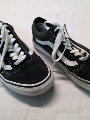 Vans παπούτσια μεταχειρισμένα μέγεθος 39, μαύρο και άσπρο