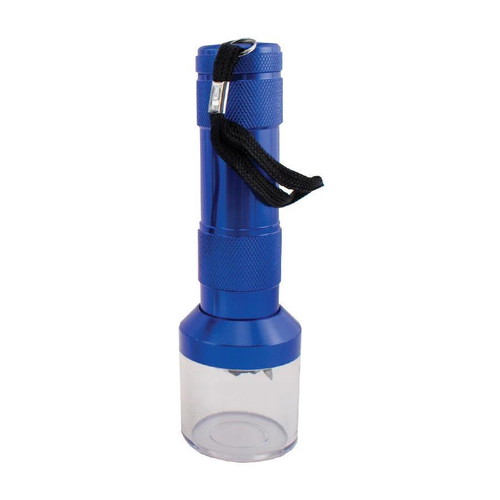Electric aluminum grinder blue new