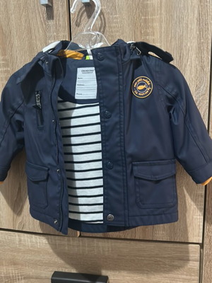 Waterproof jacket 12-18 months with fabric lining used