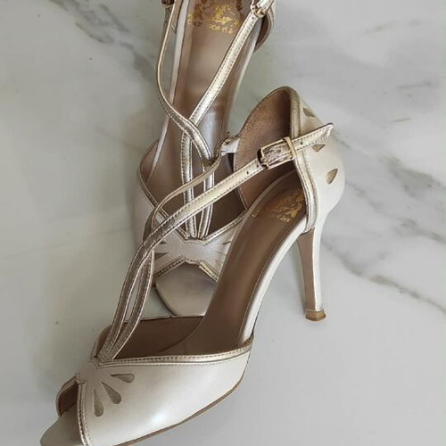 Leather handmade sandals like new, size 38