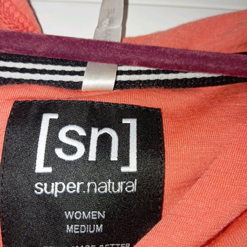 Super.natural Merino size S like new, orange