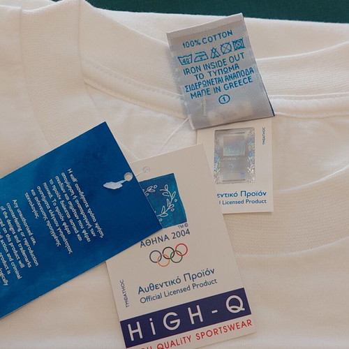 Olympic Games 2004 T-shirt new, size XXL
