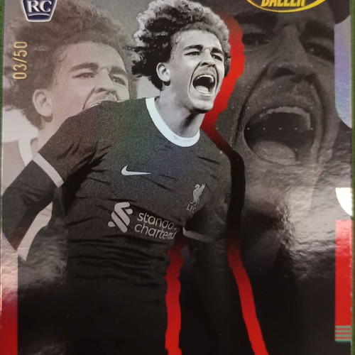 Topps Liverpool Cards with Certified Autograph and Numbered /50 New