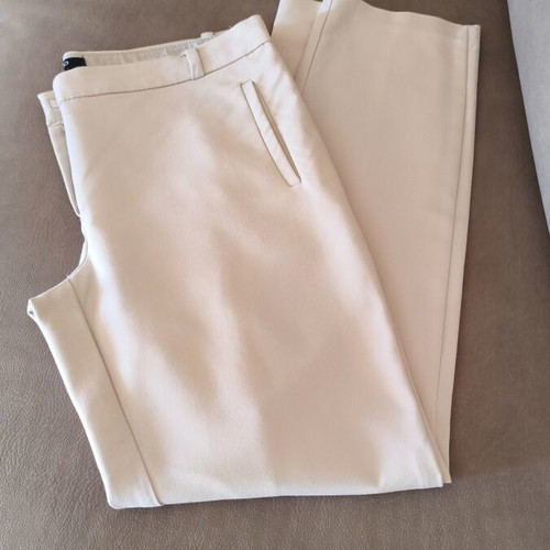 Mango women's fabric pants size 38 beige like new