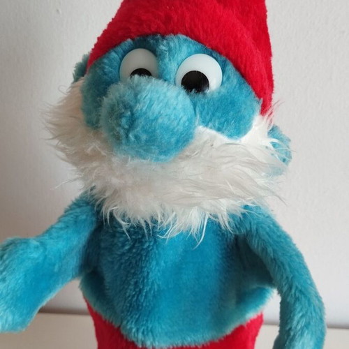 Barba-Stroumf vintage hand puppet used