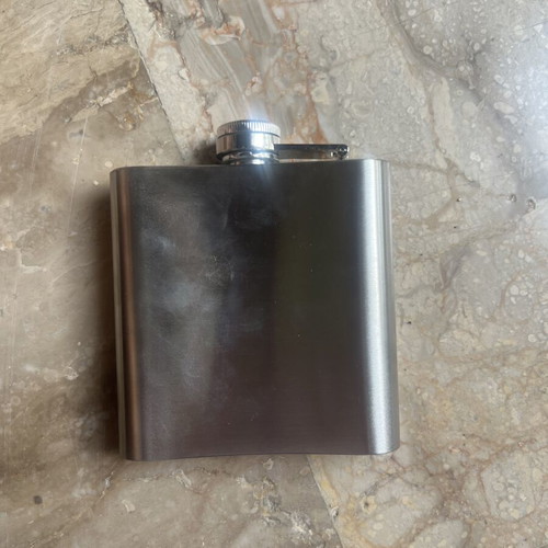 Hip Flask silver new