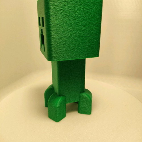 Minecraft Creeper τρισδιάστατη εκτύπωση καινούργια, ύψος 12 εκατοστά