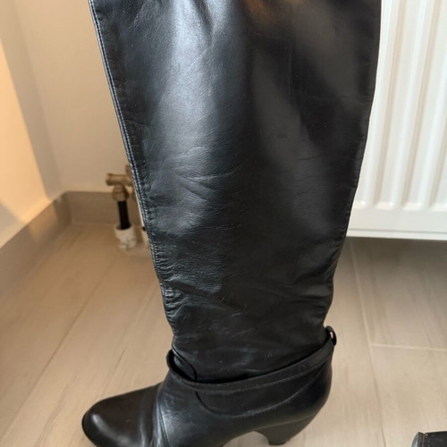 Bournazos leather boots used, black, size 39