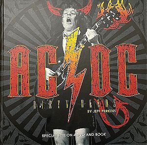 AC/DC -DIRTY DEEDS BY JEFF PERKINS SPECIAL EDITION 4 DVD AND HARDCOVER BOOK