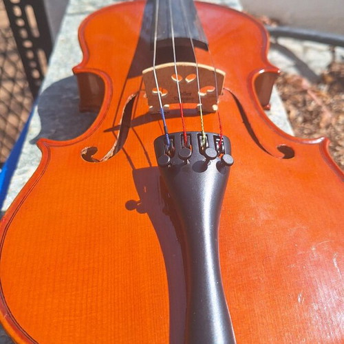 C.BECKER Violin 3/4 used with case, bow and rosin