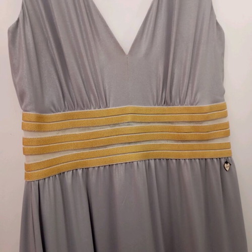 Long dress Lynne silver gold, like new
