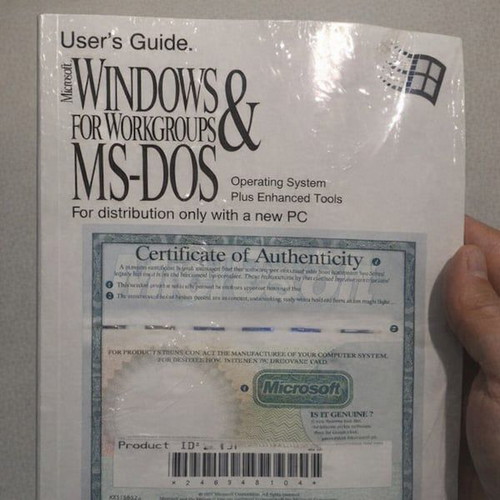 Microsoft Windows for Workgroups Version 3.11 new