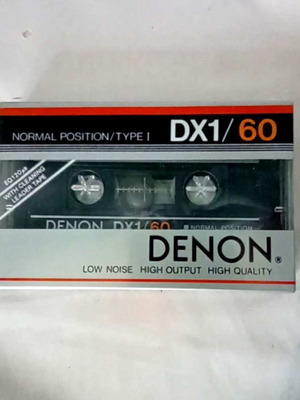 Denon DX1/60 Type I cassette sealed NOS, vintage audio, made in Japan