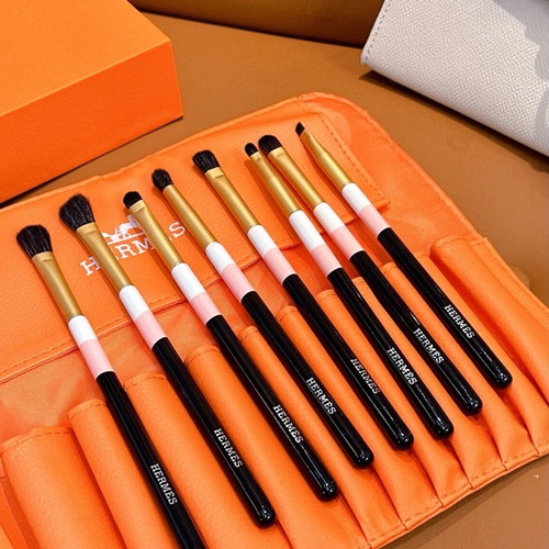 Makeup Brush Set Hermes 12 Pieces New