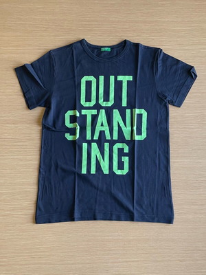 Benetton T-shirt μέγεθος S σαν καινούργιο, μπλε και πράσινο