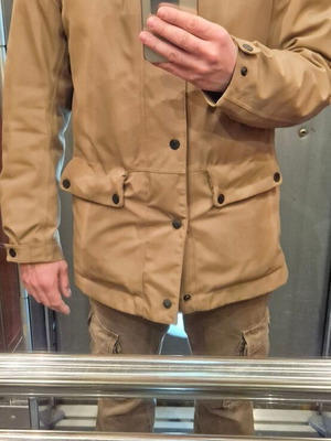 Μπουφάν Dainese Gore-Tex No 46 μπεζ μακρύ 3/4 σαν καινούργιο