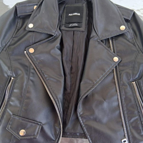 Pull & Bear women's jacket like new, black, size S