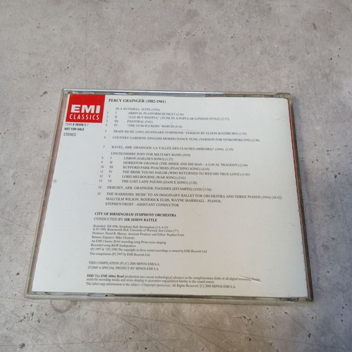 Sydney Percy Grainger EMI Classics CD used, 2000s