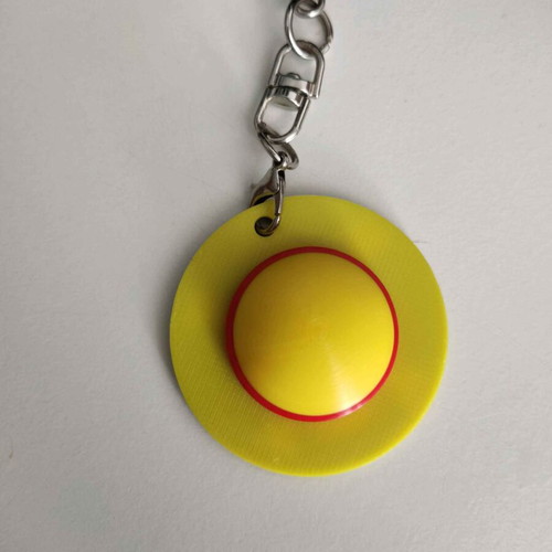 Luffy Hat Keychain new from One Piece