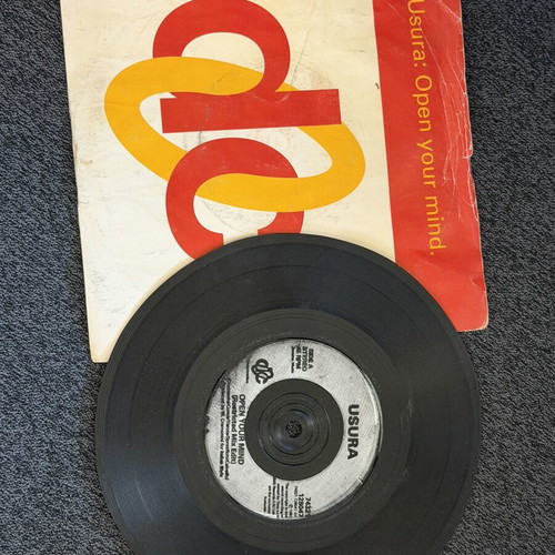 Usura Open Your Mind 7" single used