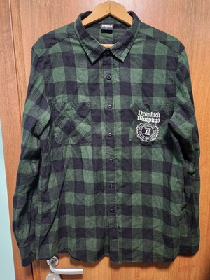 Urban Classics x Dropkick Murphys shirt L like new, green