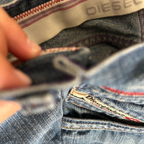 Diesel jeans used with wide leg, size 31