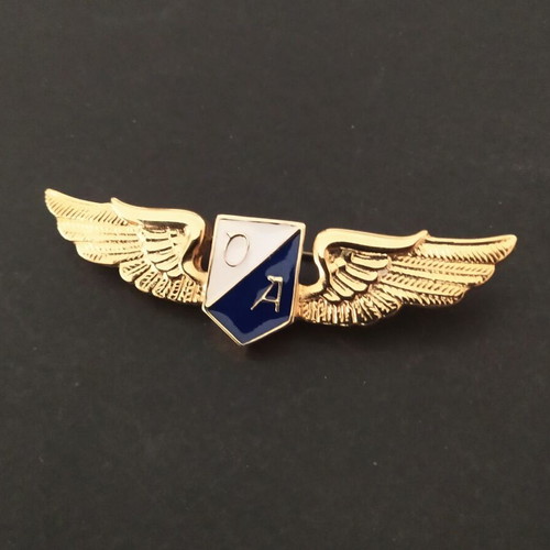 Olympic Airways Crew Uniform Pin like new, 1990s metal enamel