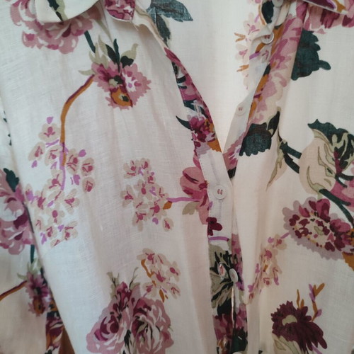 Zara floral dress size L like new, multicolor