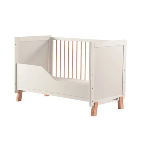 Freeon Ava Wooden Baby Bed 60x120cm like new, white-pine