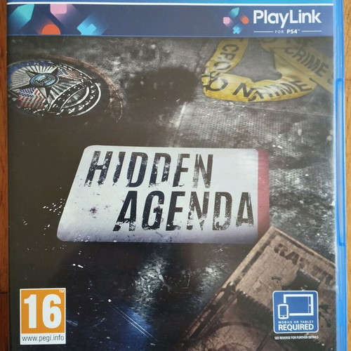 PS4 Hidden Agenda used, complete
