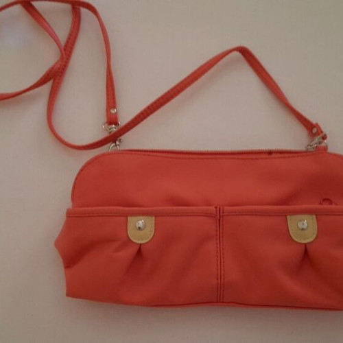 Hunter crossbody bag, orange