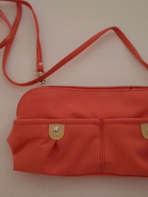 Hunter crossbody bag, orange