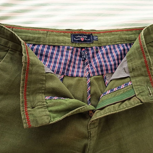 Cotton Field men's pants like new, size L, light green