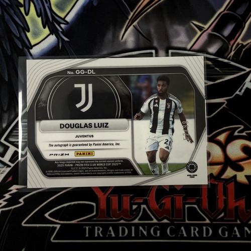 Douglas Luiz Auto Panini Prizm Club World Cup Juventus