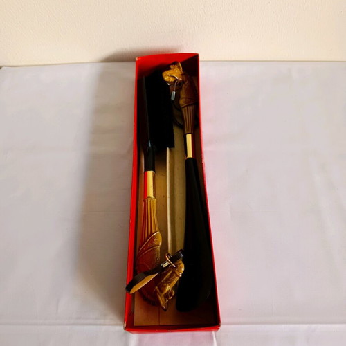 Vintage shoe care set new, unused