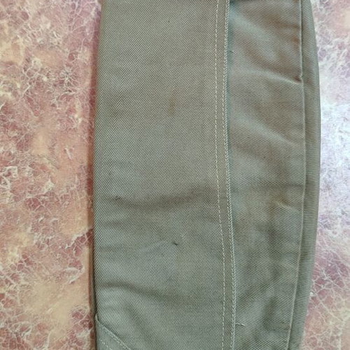 Military garrison cap used, American signed
