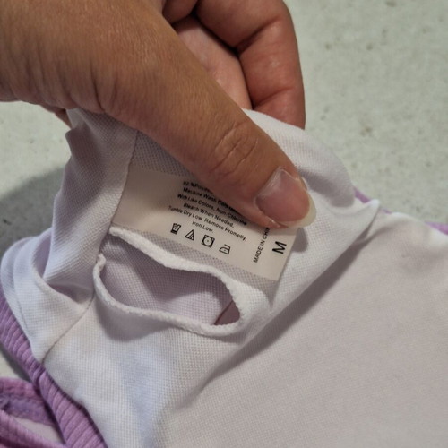 Decoro Ribbed Lilac Bandeau Bikini Set Size M like new