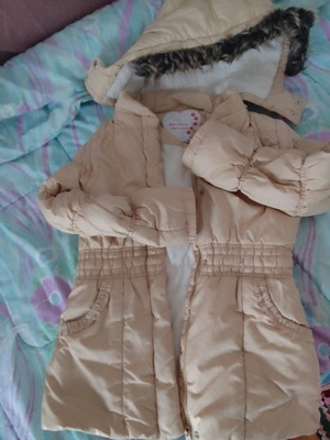 Energiers girls' jacket 10 years 140 cm beige like new