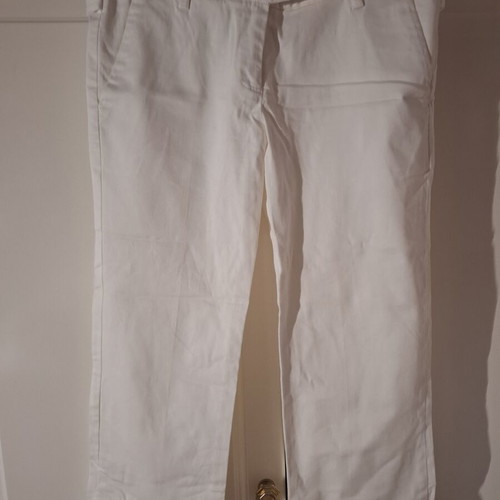 Zara women's 3/4 pants in excellent condition, white, size S