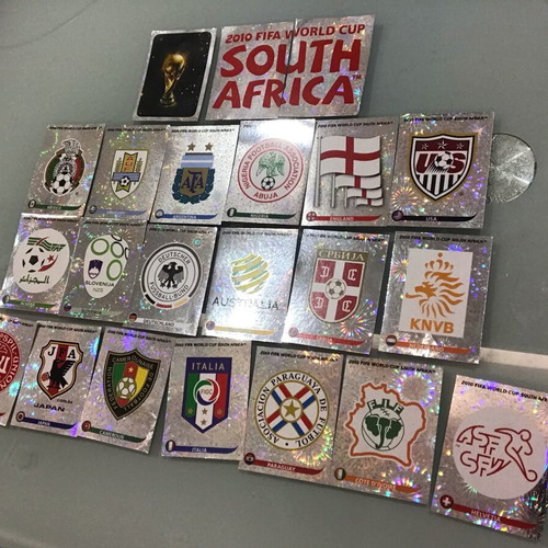 Panini World Cup 2010 stickers, 267 different