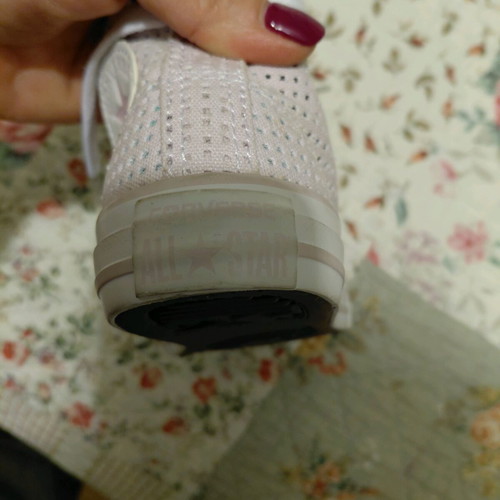 Converse boots new, size 29, pink with perforated design